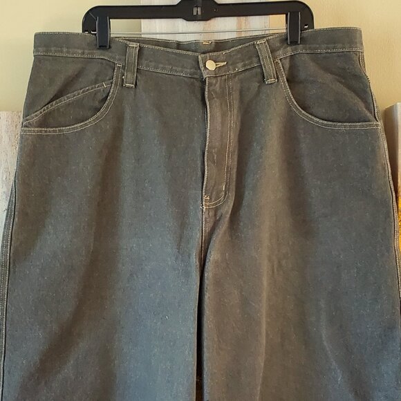 Vintage Men's Green Denim Short Pants SZ 40 - Picture 3 of 7